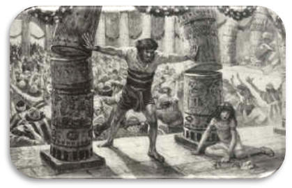 In onze ogen is dit een heldendood, maar in de ogen van de Filistijnen destijds was dit een terroristische daad.